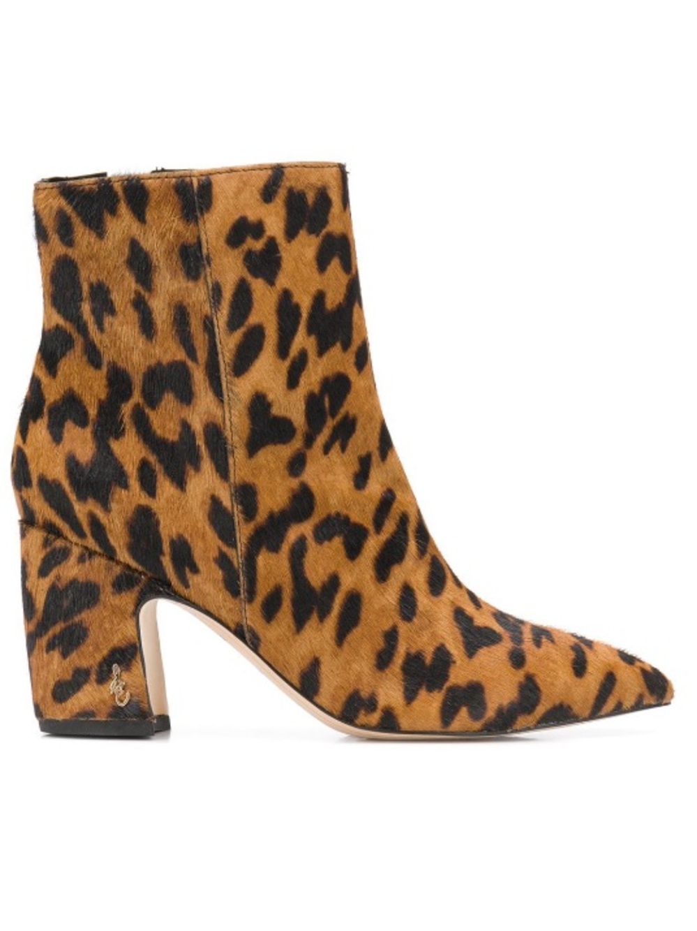 Sam Edelman Hilty Leopard Print Booties Sz 7